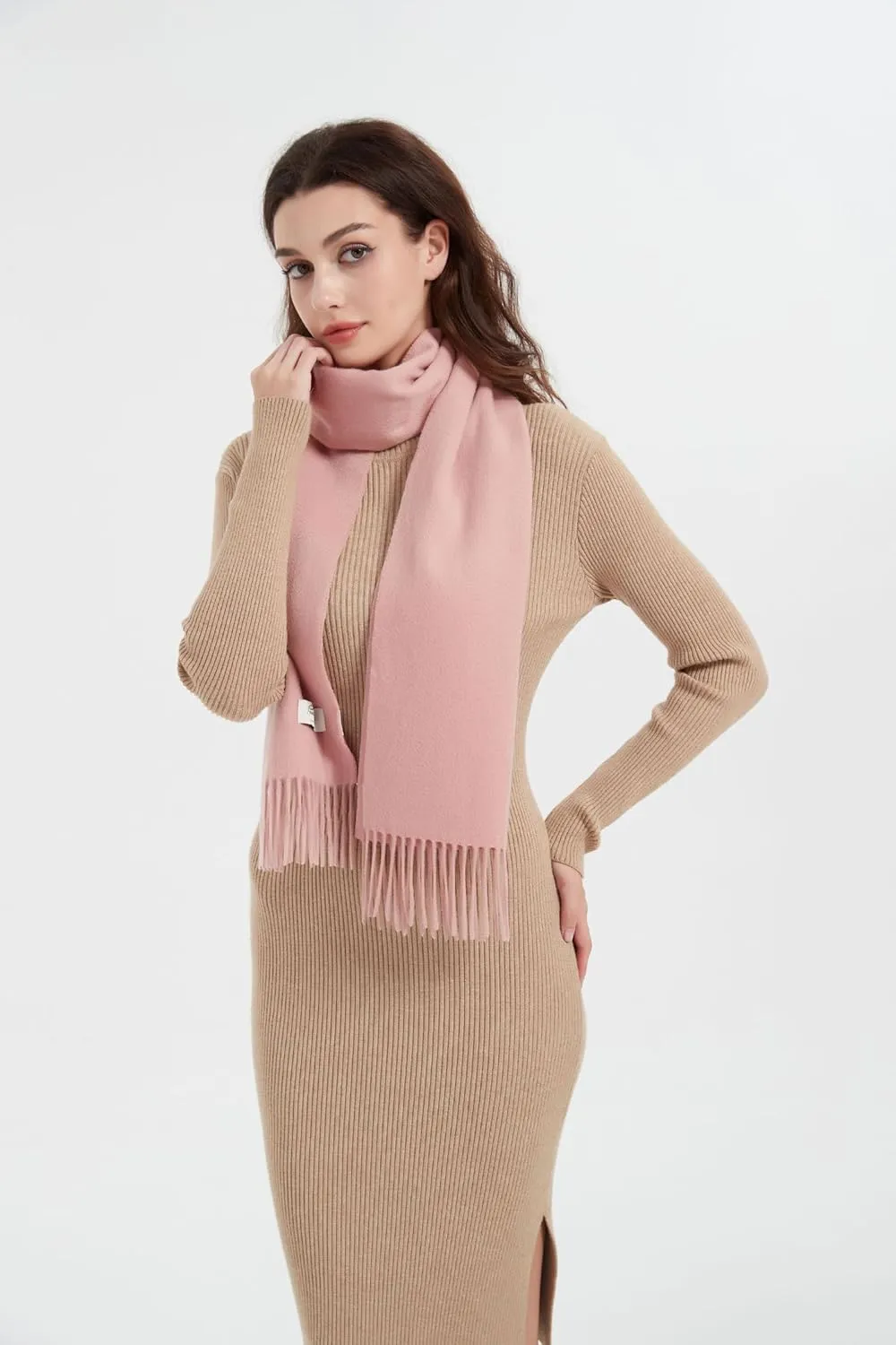 100% Pure Cashmere Scarf - Ultra Soft, Warm & Lightweight, Perfect for Autumn & Winter with Premium Gift Packaging