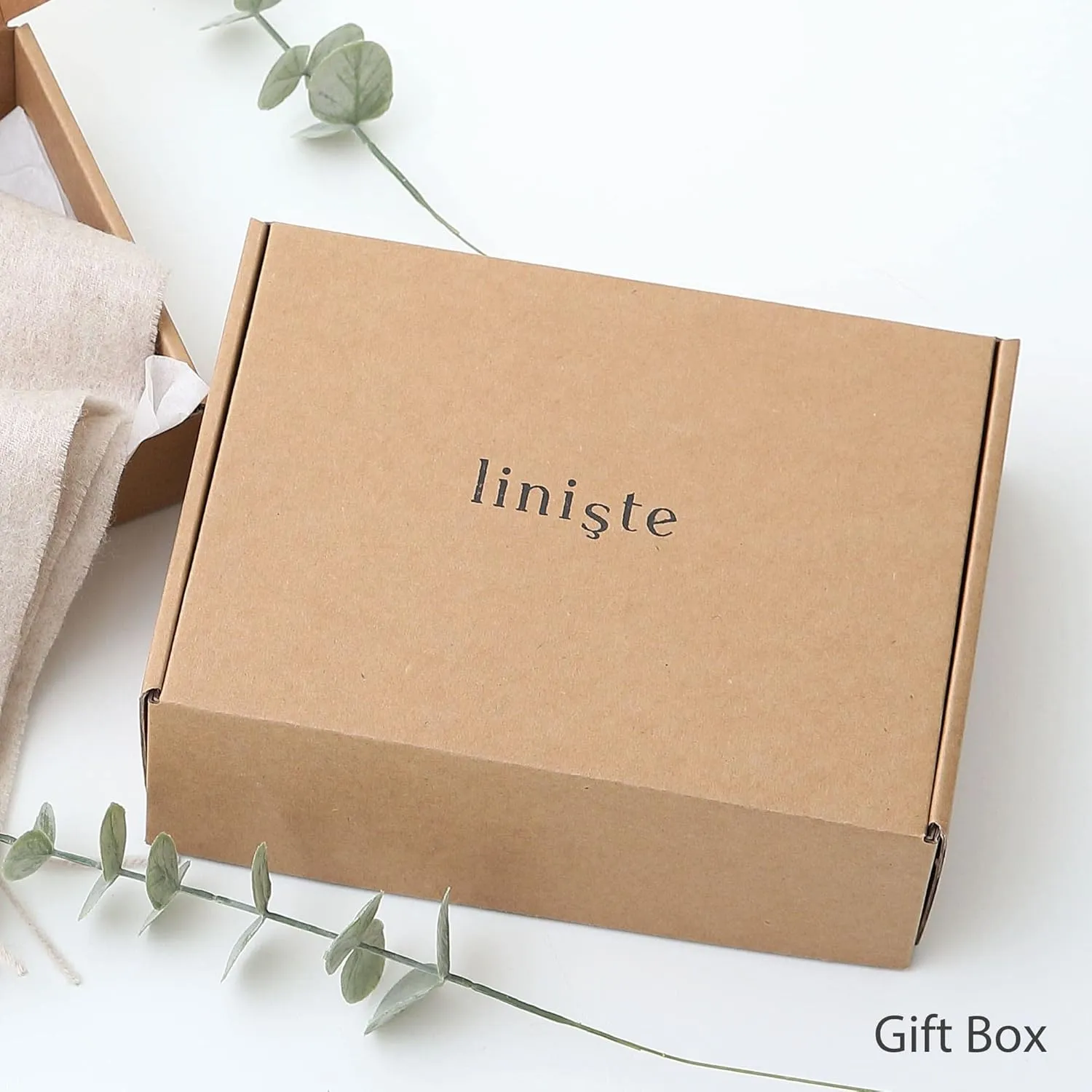 100% Wool Scarf - Men and Women Winter Warm Soft Luxurious Solid Colors Gift Box
