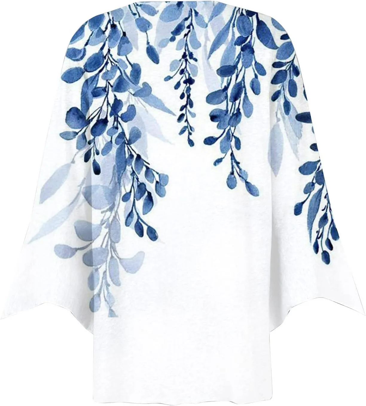 3/4 Sleeve Cardigans for Women Lightweight Extra Soft Open Front Casual Vintage Floral Print Various Style Cardigan