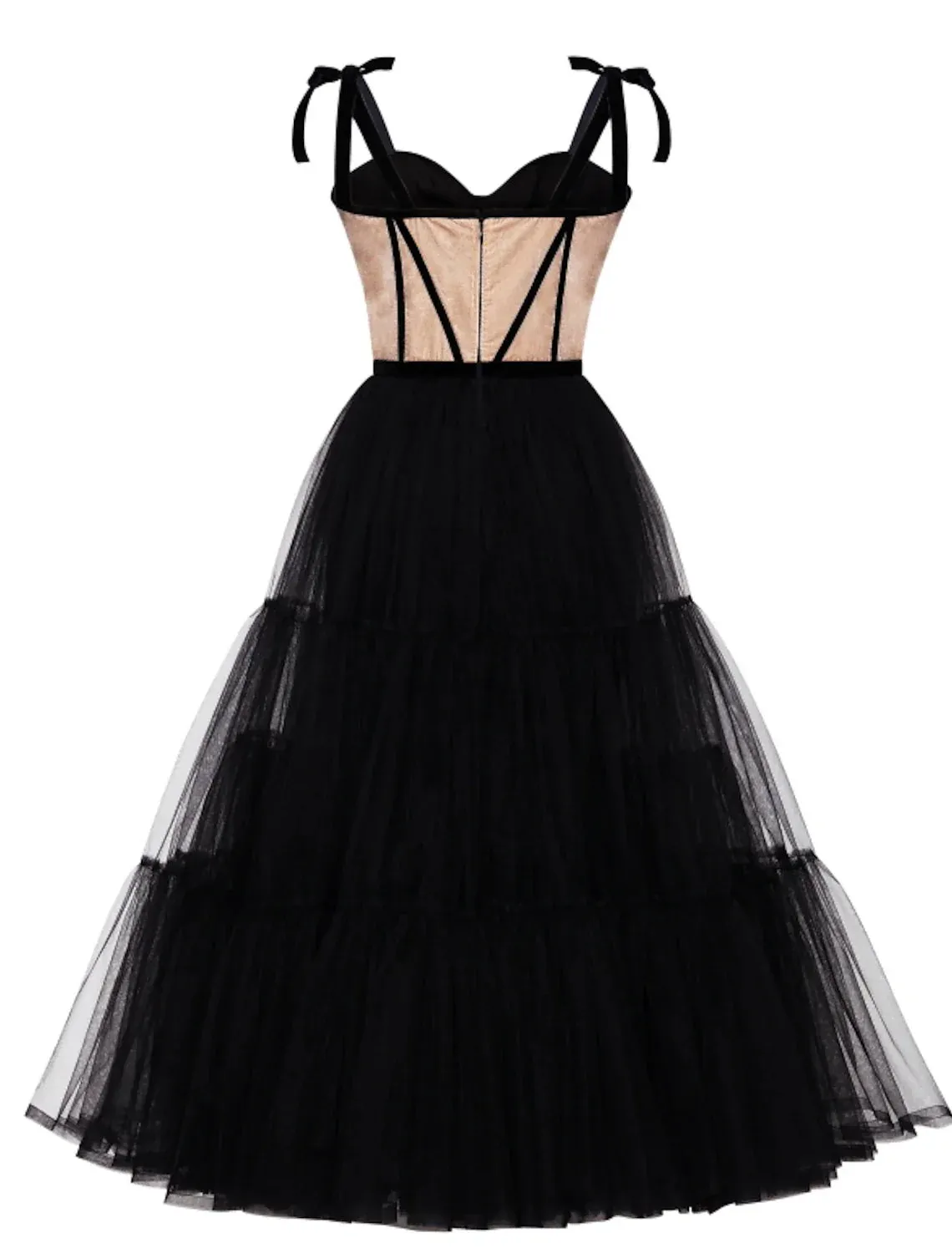 A-Line Cocktail Dresses Party Black Dress Plus Size Wedding Guest Cocktail Party Tea Length Sleeveless Sweetheart Wednesday Addams Family Tulle with Pleats Tiered