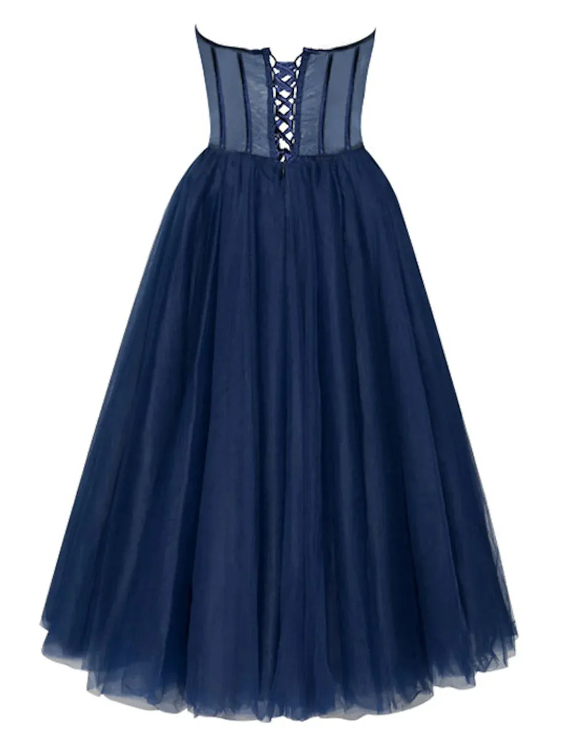 A-Line Cocktail Dresses Party Dress Cocktail Party Tea Length Sleeveless Sweetheart Fall Wedding Guest Tulle with Pleat