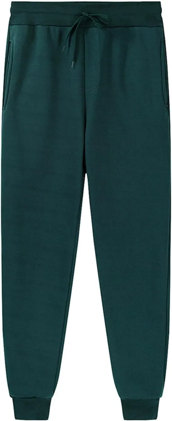 Aymnlox Mens Sweatpants Casual Jogging Pants for Men with Pockets Drawstring Athletic Workout Trousers Hiking Tapered Joggers