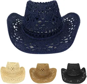 Beach Hats for Women Big 𝐒traw Wide Brim Summer Hat Floppy Foldable Roll up Cap Sun Hat UPF 50 