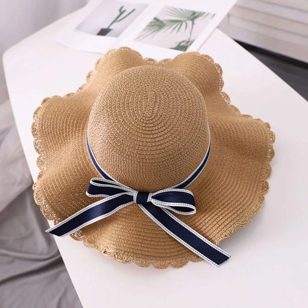 Beach Hats for Women, Wide Brim Sun 𝐒traw Hat for Women, Sun Hat UPF 50  UV Protection,Sun Hat 𝐅oldable Roll up Cap