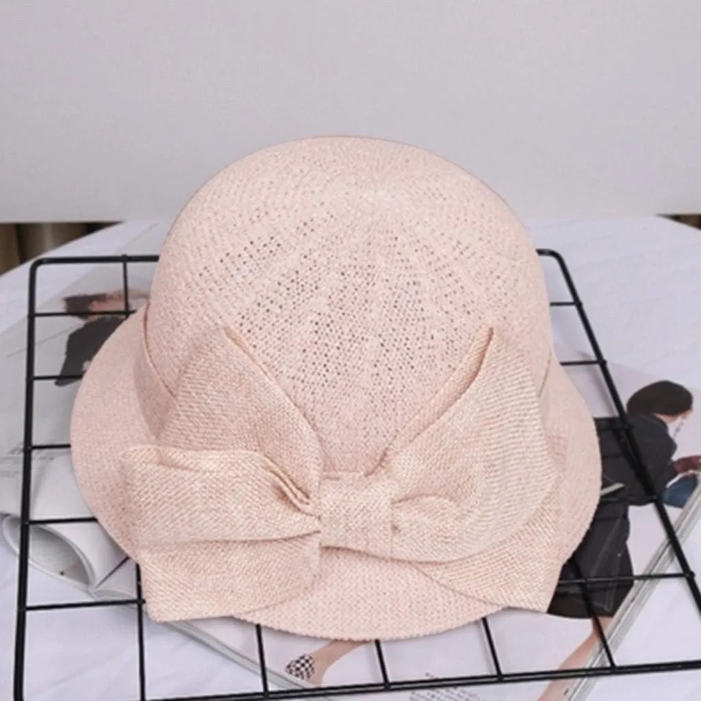 Beach Sun Hats for Women, Wide Brim 𝐒traw Hats with Adjustable Band, UPF 50  Summer 𝐅oldable Roll up Hat