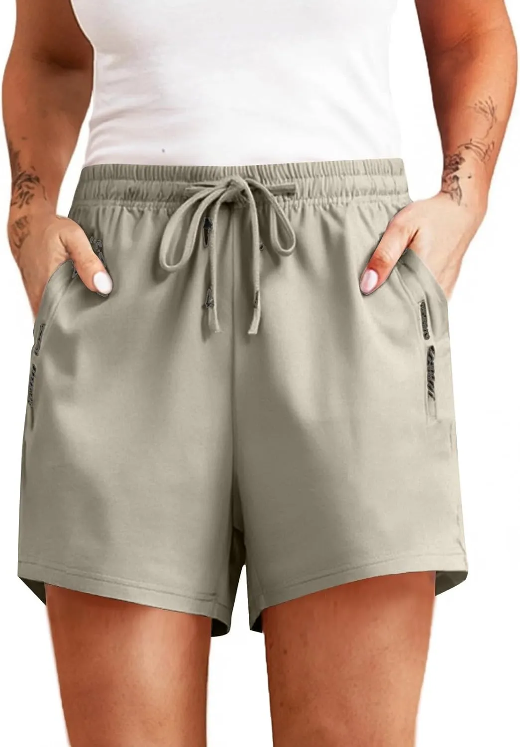Beeswan Bermuda Shorts for Women Over 50 Ultra Stretch Breathable Shorts Quick Dry Active Beach Beeswan Pants