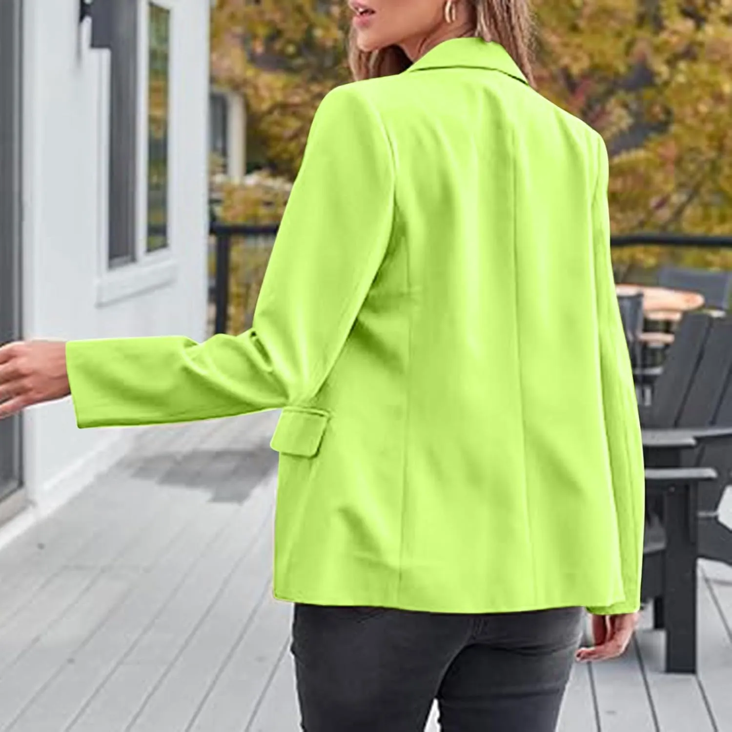 Blazers for Women Business Suit Jacket Work Office Blazer Long Sleeve Casual Blazer Open Front Cardigan Coat Outerwear
