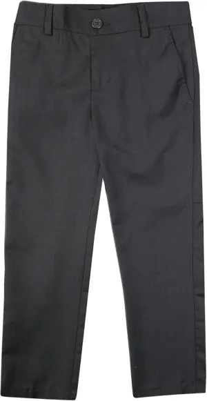 Boys Flat Front Adjustable Waist Dress Pants