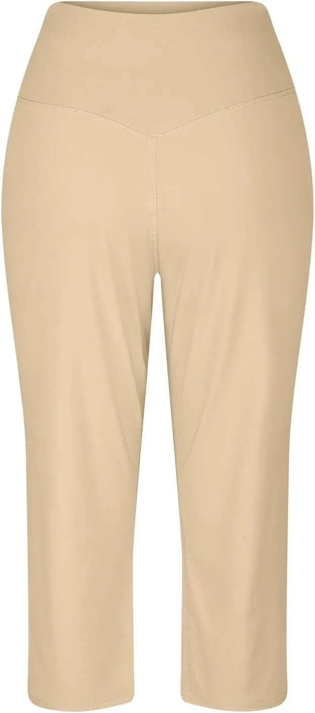 Butterflycra High Waist Mini Leggings for Women Tall Petite Regular for Work Business Buttery Soft Non See Through