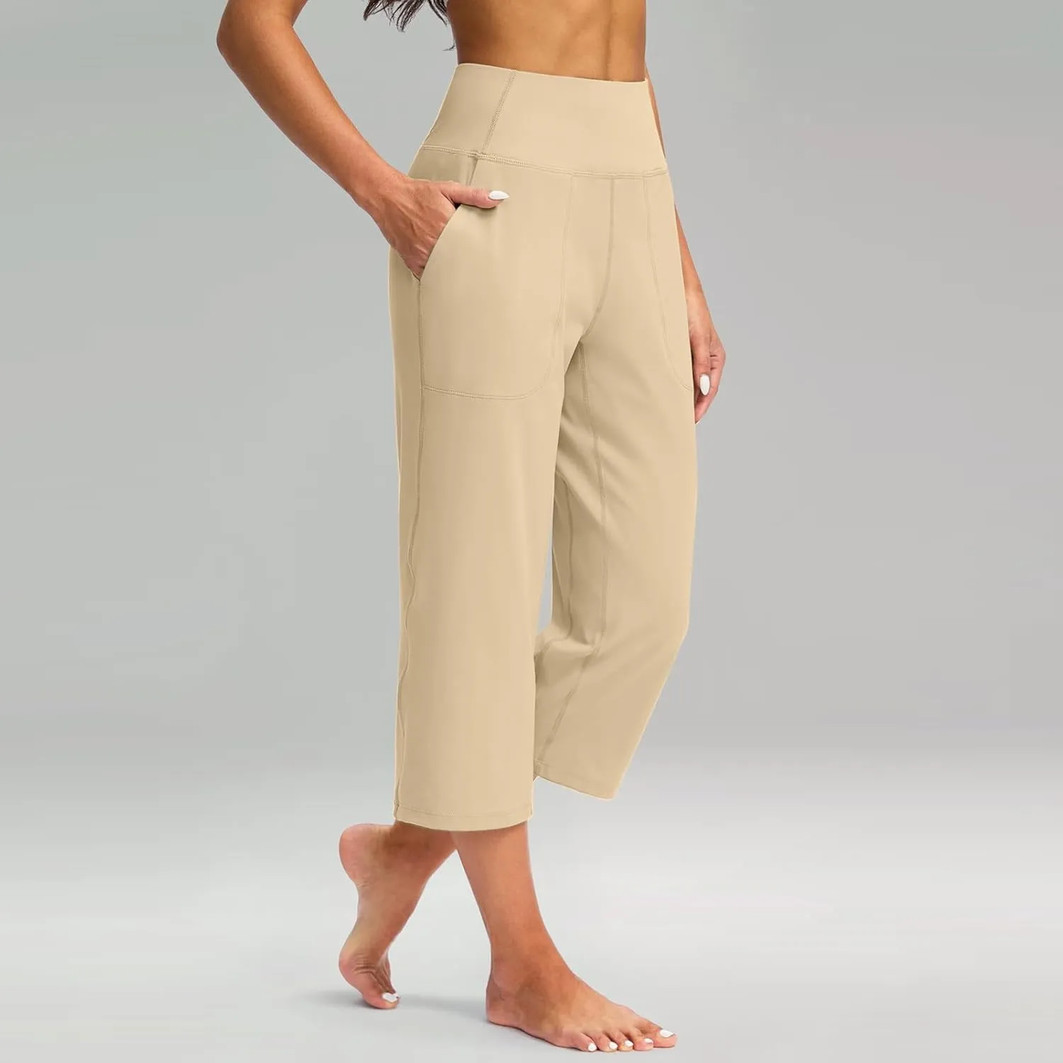 Butterflycra High Waist Mini Leggings for Women Tall Petite Regular for Work Business Buttery Soft Non See Through