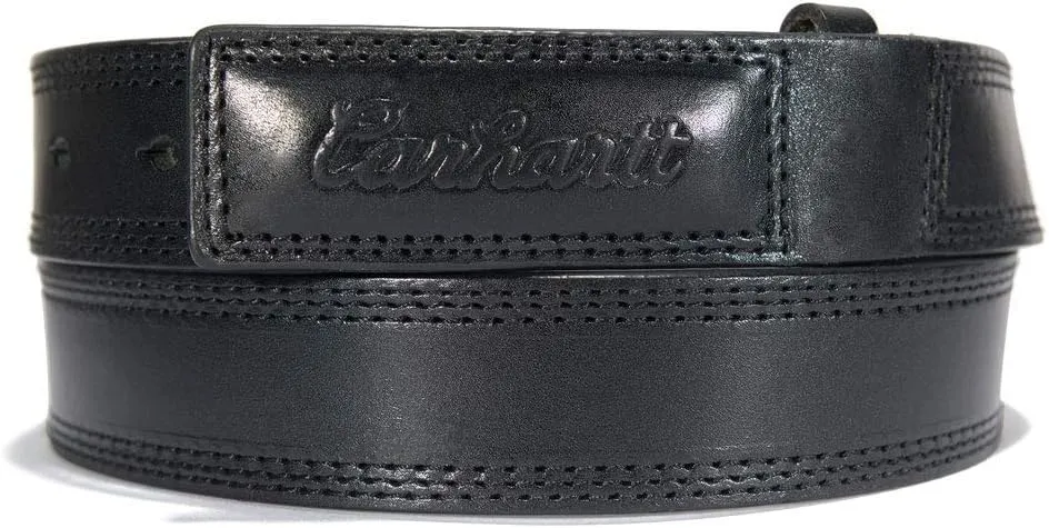 Carhartt Men's Casual Bridle Leather Belts, Available in Multiple Styles, Colors & Sizes