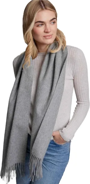 Cashmere Ultra-Fine Merino Wool and Cashmere Blend Woven Scarf -Luxe fabric-Lightweight- 72" x 12"