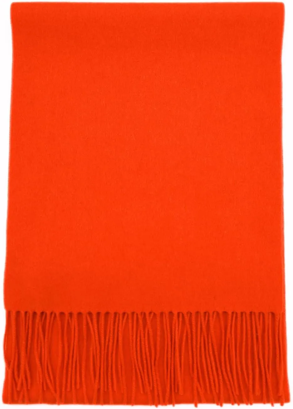 Cashmere Ultra-Fine Merino Wool and Cashmere Blend Woven Scarf -Luxe fabric-Lightweight- 72" x 12"
