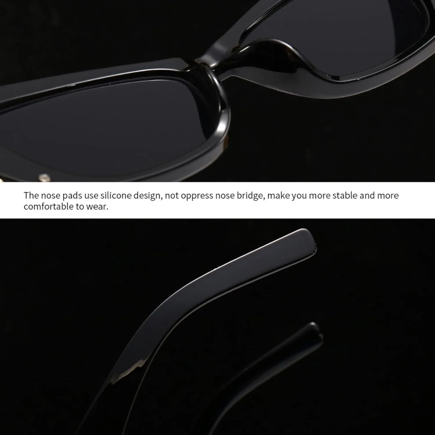 Cat Eye Women for Men Trend Luxury Sun Glasses Fashion Vintage Punk Travel Big Shade Uv400