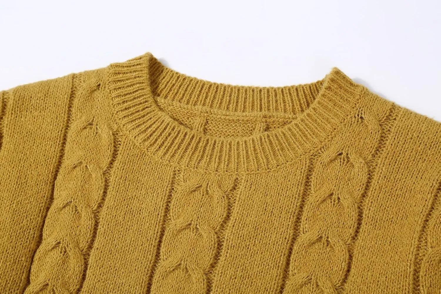 CHARTOU Women's Winter Chunky Cable Knit Long Skirt 2 Piece Outfit Sweater Sets