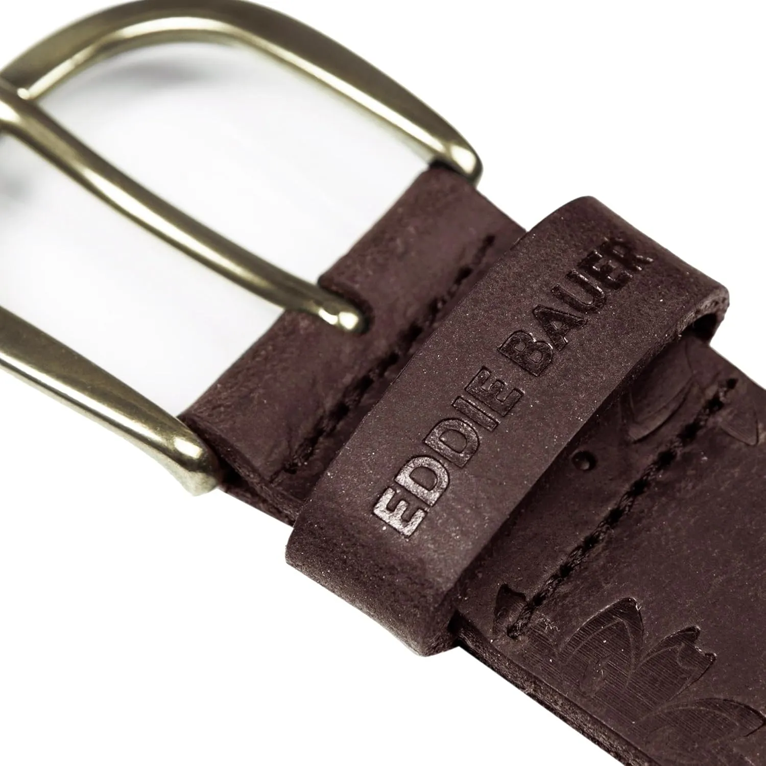 Eddie Bauer Women's Casual Leather Belts with Durable Metal Buckle