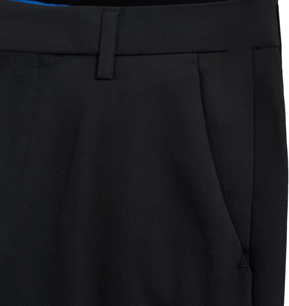 ESSYSHE Men’s Cropped Slim Fit Dress Pants Tapered Ankle Dress Pants Suit Pants