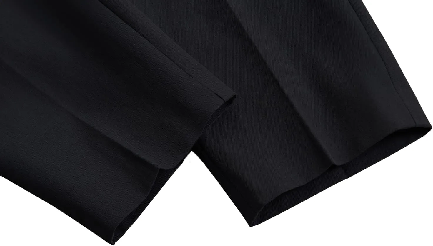 ESSYSHE Men’s Cropped Slim Fit Dress Pants Tapered Ankle Dress Pants Suit Pants