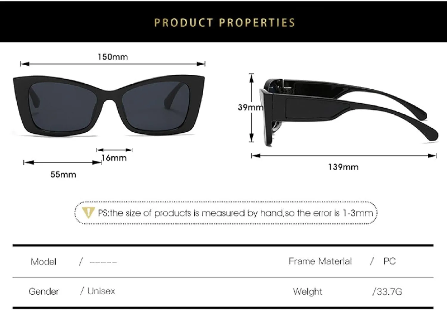 Fashion Cat Eye Sunglasses Women Men Luxury Trend Shades Vintage Travel Driving Eyewear Uv400