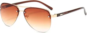 Fashion Men Vintage Metal Sunglasses Classic Eyewear Luxury Sunglasses Women