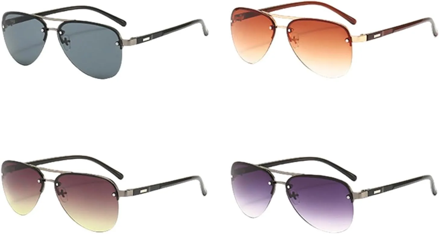 Fashion Men Vintage Metal Sunglasses Classic Eyewear Luxury Sunglasses Women