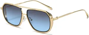 Fashion Sunglasses Women and Men Vintage Luxury Double Bridge Sun Glasses Ladies Driving Shades Uv400