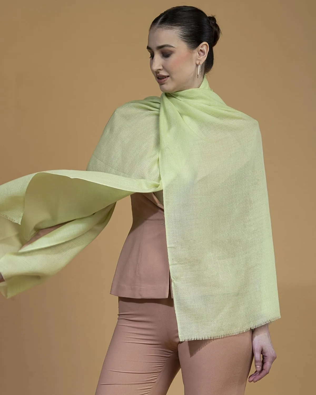 Fine Cashmere Wrap | Lightweight, Daily Wear, Soft And Warm Stole For Women, Ladies, Size: 28in x 80in