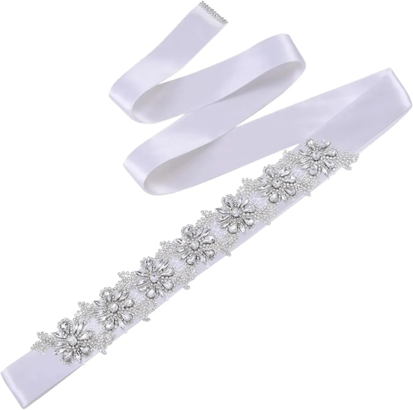 Flower Bridal Dress Belt Wedding Accessories Applique Decoration Bridesmaid Wide Belt