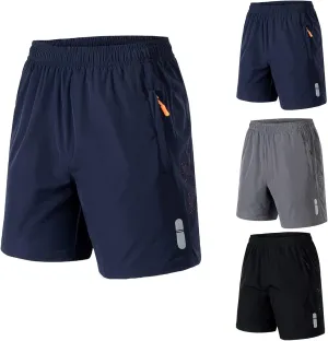 Gym Shorts Men Summer Stretchy Workout Athletic Running Walking Elastic Waist Hybrid Shorts Hiking Short Pants