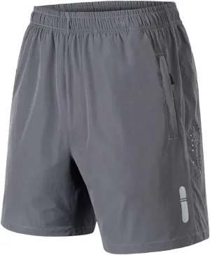 Gym Shorts Men Summer Stretchy Workout Athletic Running Walking Elastic Waist Hybrid Shorts Hiking Short Pants