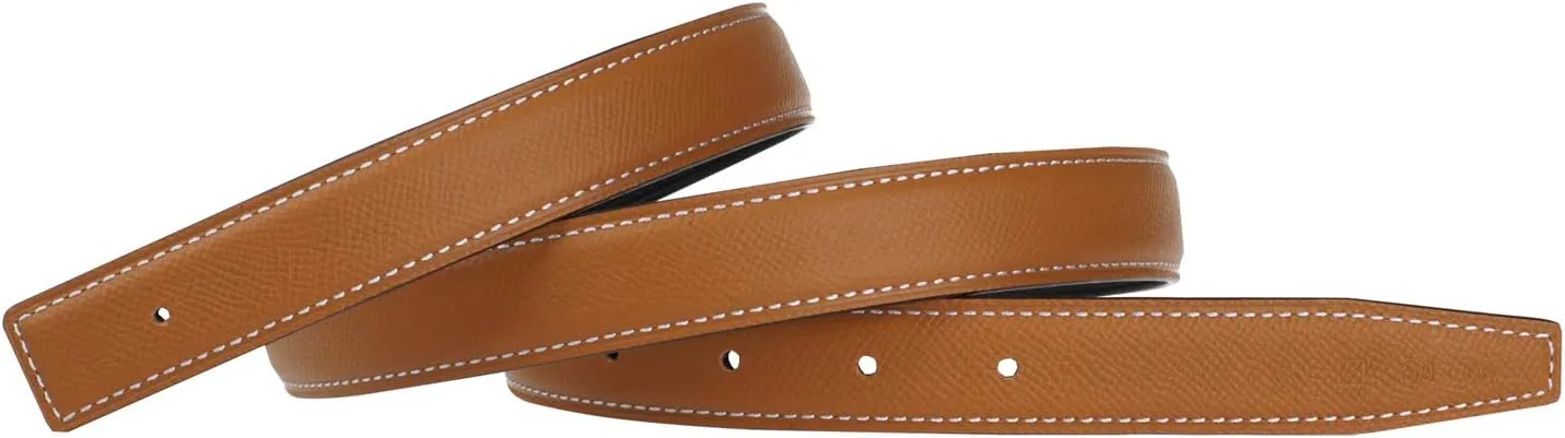 H Full Grain Cow Leather Belts Replacement Belt Strap 24mm Wide