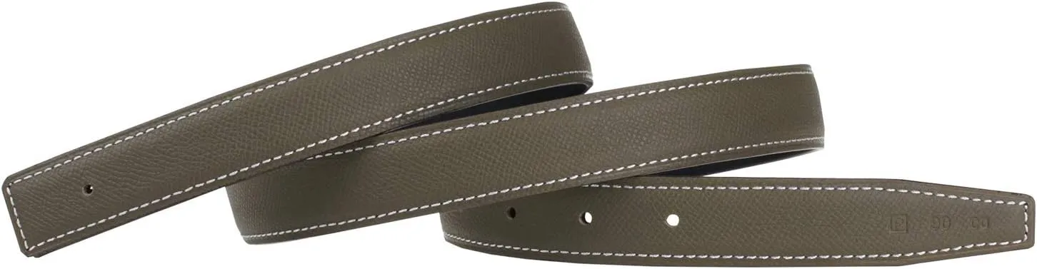 H Full Grain Cow Leather Belts Replacement Belt Strap 24mm Wide