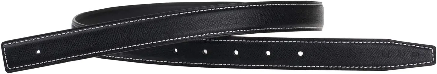 H Full Grain Cow Leather Belts Replacement Belt Strap 24mm Wide
