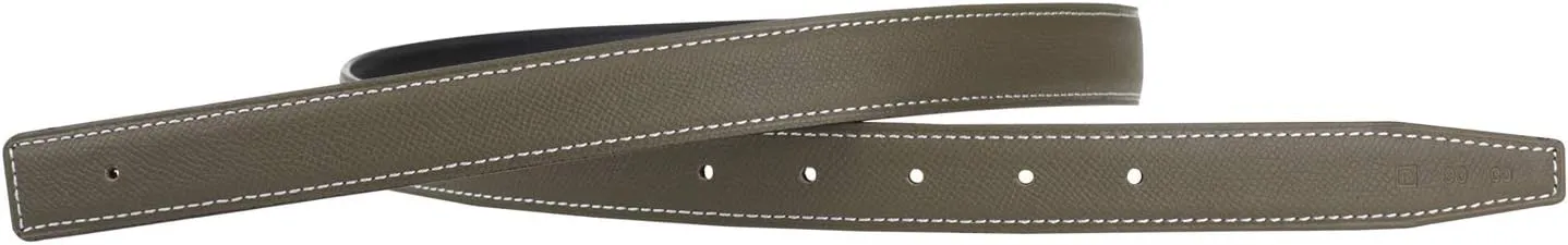 H Full Grain Cow Leather Belts Replacement Belt Strap 24mm Wide