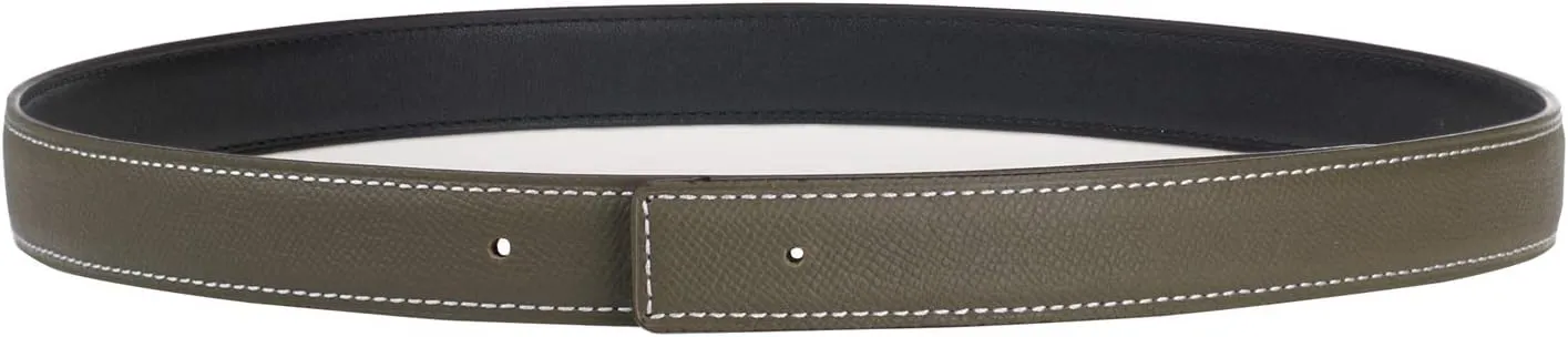 H Full Grain Cow Leather Belts Replacement Belt Strap 24mm Wide