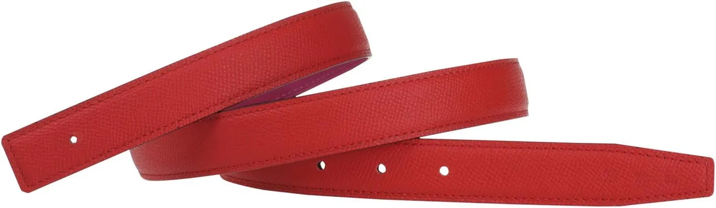 H Full Grain Cow Leather Belts Replacement Belt Strap 24mm Wide