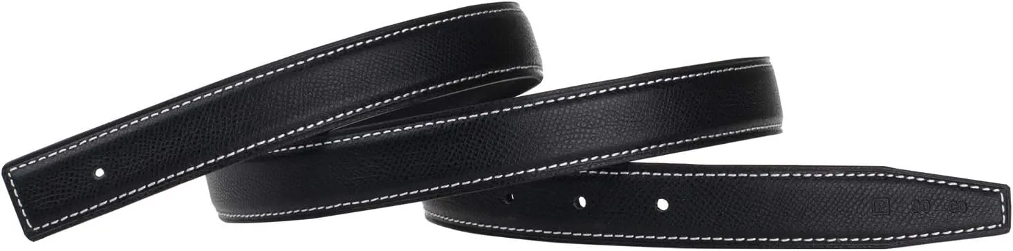 H Full Grain Cow Leather Belts Replacement Belt Strap 24mm Wide