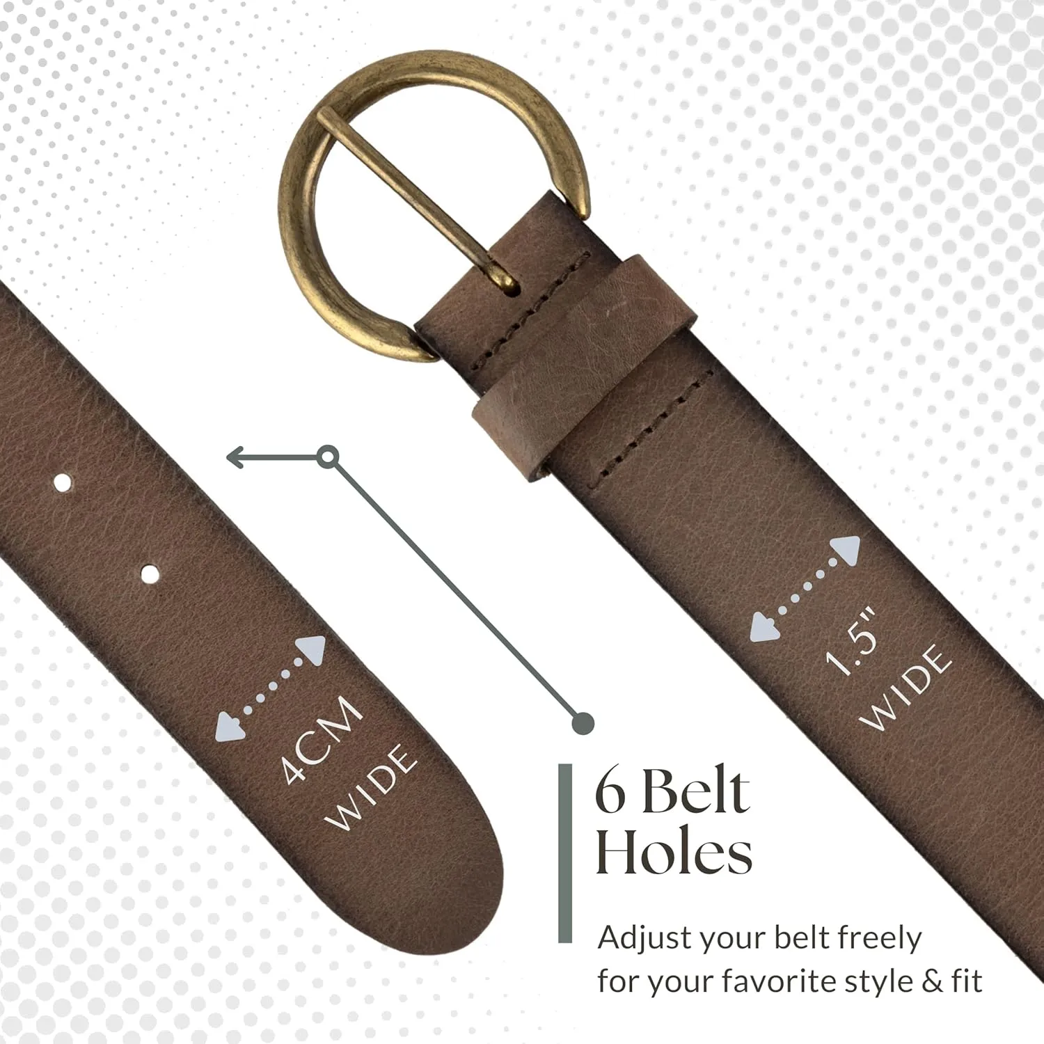Leather Belts - Fashion Black & Designer Brown Belts For Women & Jeans