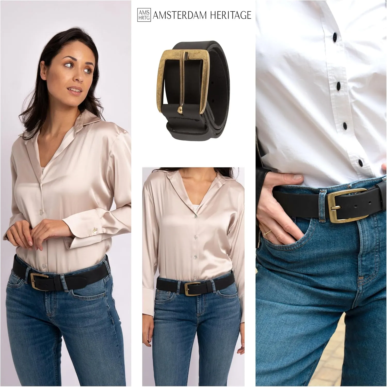 Leather Belts - Fashion Black & Designer Brown Belts For Women & Jeans