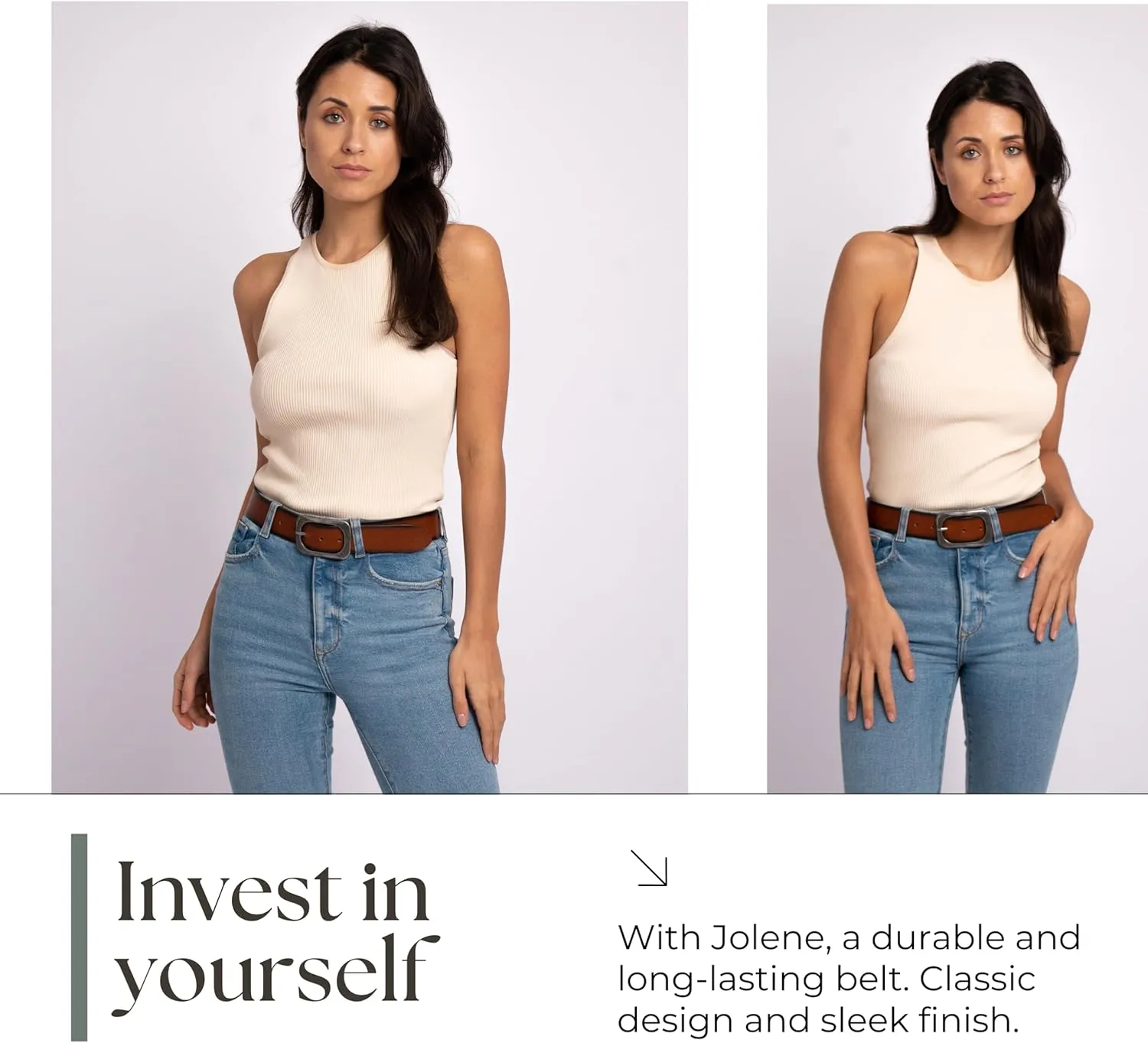 Leather Belts - For Women & Designer Brown Belt
