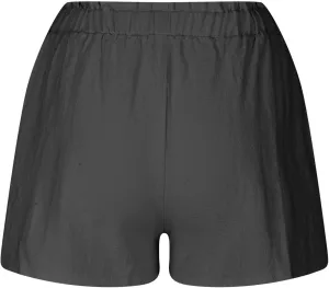 Linen Shorts for Women Summer High Waisted Elastic Running Pants Loose Fit Breathable Beach Vacation Shorts