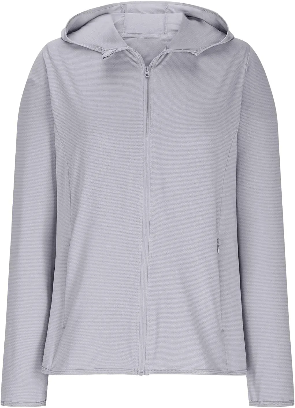 Long Sleeve Shirts for Women Sun Protection Clothing Women's UPF50  Workout Tops with Zip Pockets