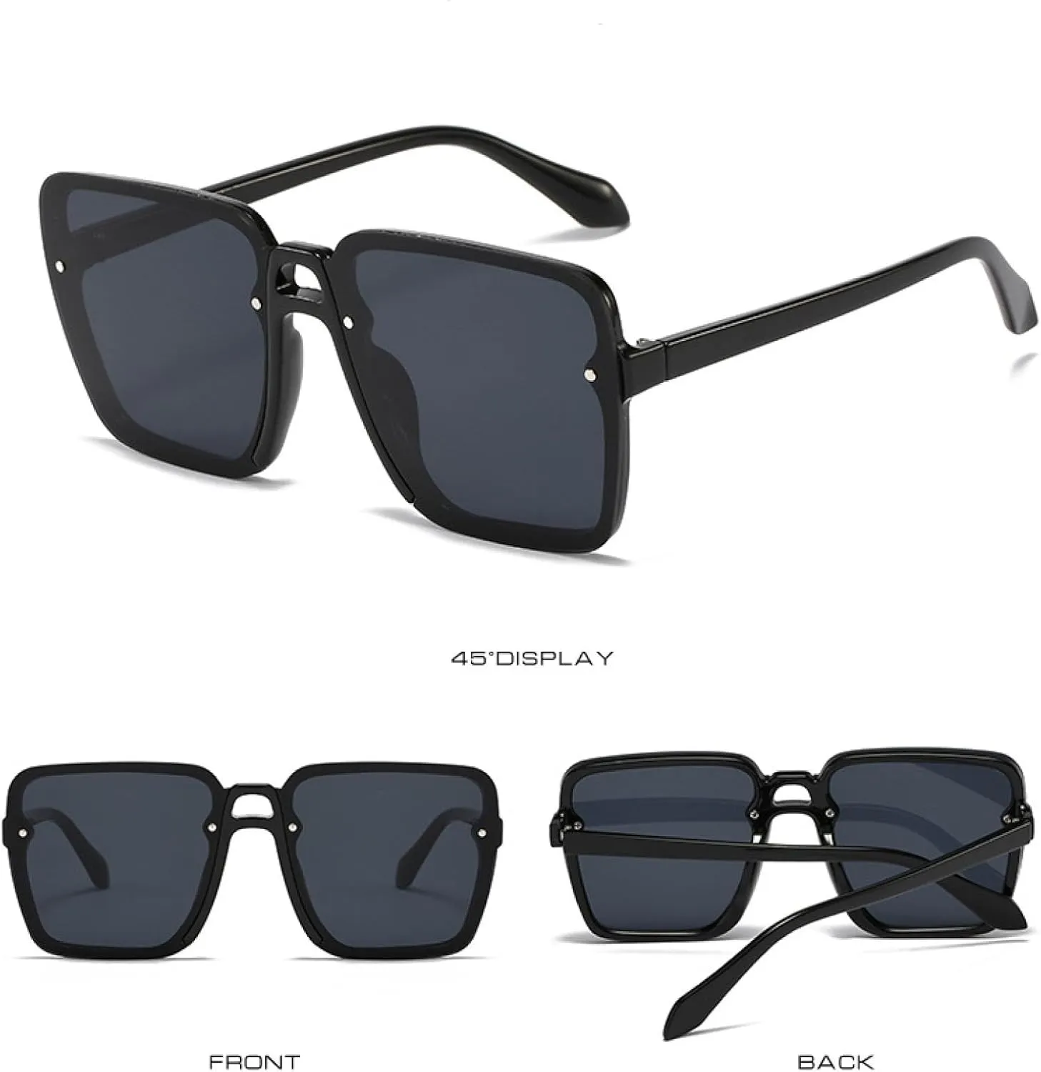 Luxury Double Bridge Sunglasses Fashion Trending Outdoors Driving Sun Glasses Unisex Uv400