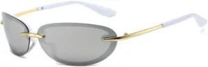 Luxury Oval Sunglasses Women for Men Trending Pink Sun Glasses Vintage Fashion