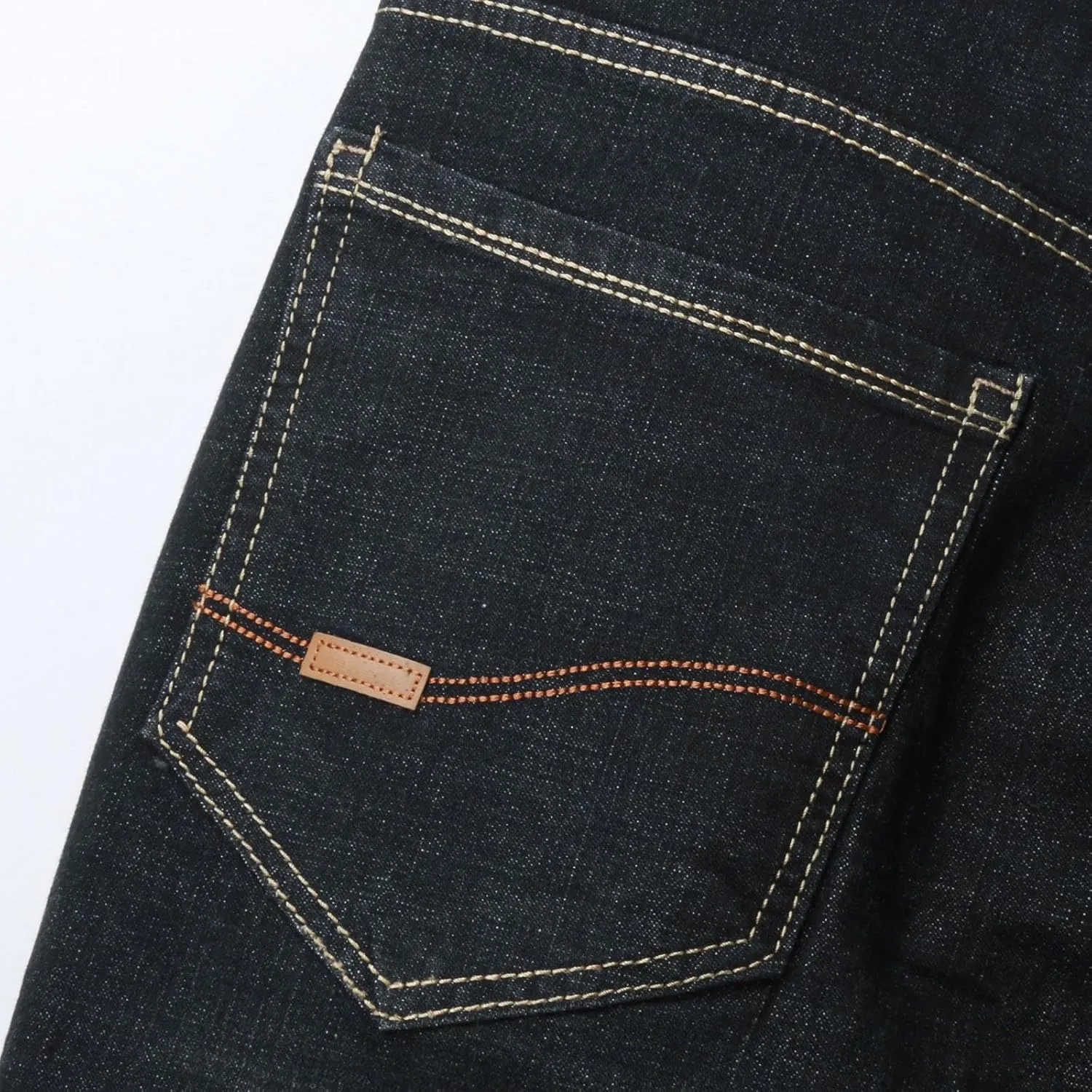Men Classic Relaxed Fit Jeans 90s Vintage Straight Leg Denim Pants Comfort Flex Waist Stretch Workwear Jeans Trouser