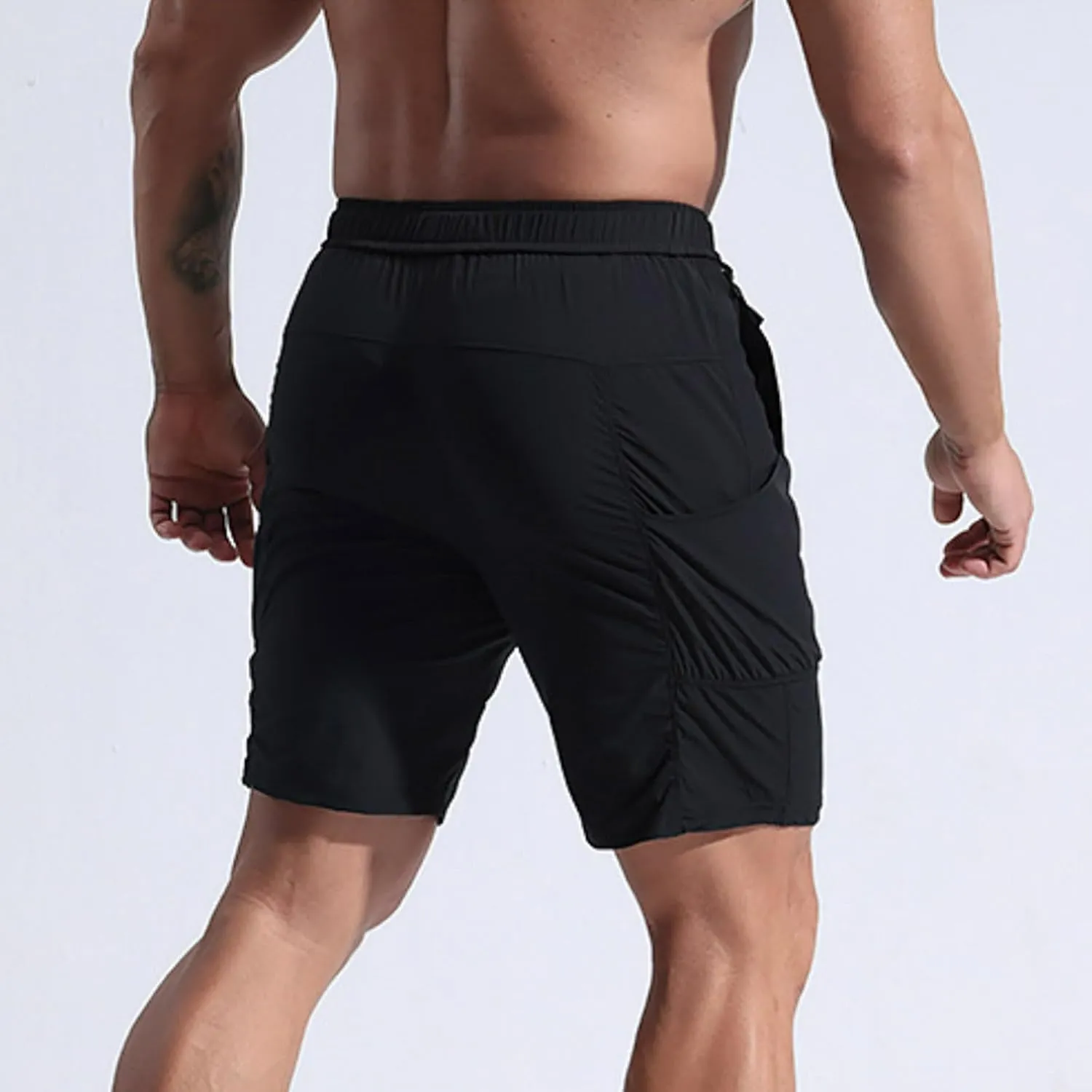 Men's Athletic Shorts Quick Dry Workout Gym Shorts Mens Running Shorts Summer Boys Casual Beach Shorts Breathable Fit