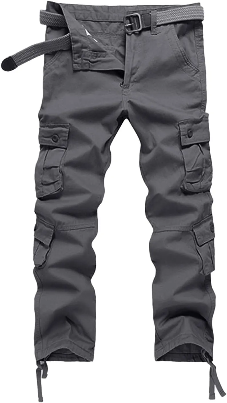 Men's Casual Cargo Pants - 2025 Loose Fit Multi-Pocket Summer Practical Outdoor Trousers.