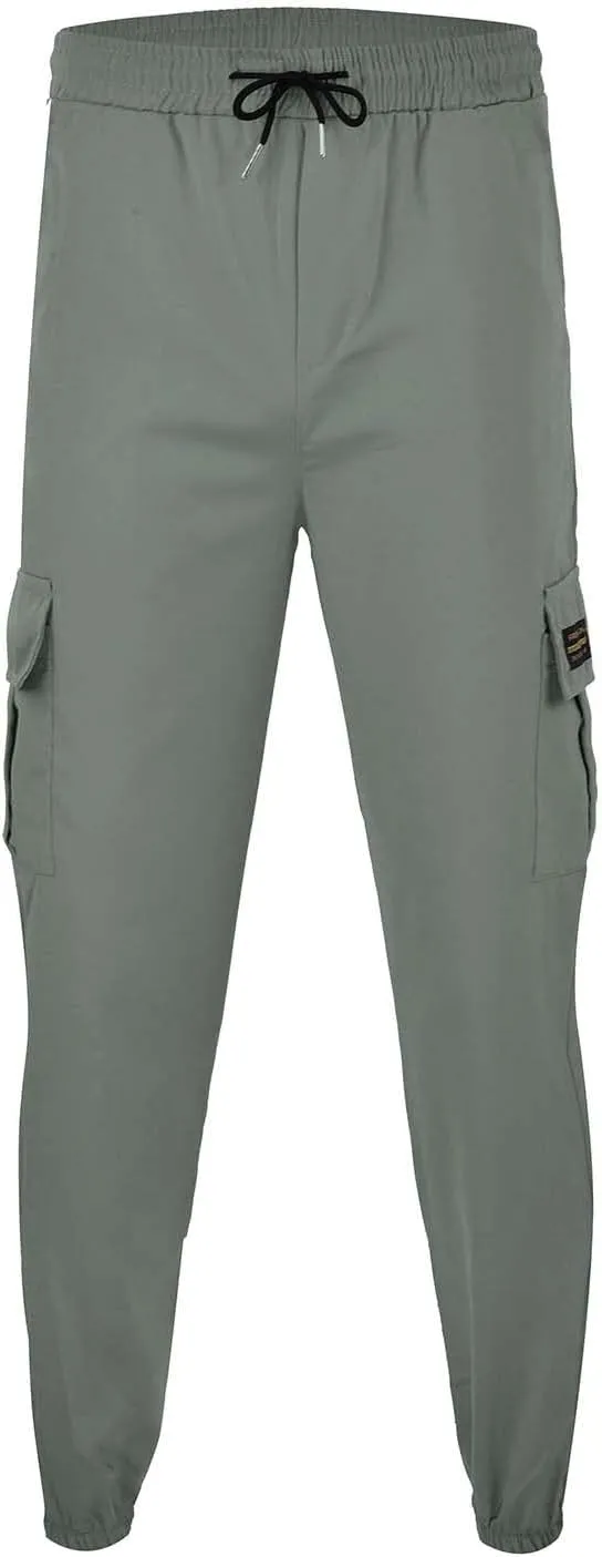 Men's Water Resistant Pants Cotton Pocket Multi Color Large Sanitary Casual Hiking Pants Lightweight Sweatpants