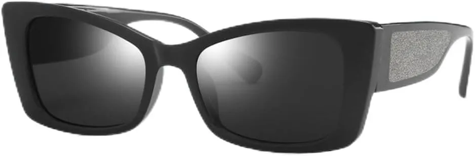 New 2025 Fashion Style Sun glasses Women Wide Leg Shape Women's Sunglasses Contrast Color Sunglasses for Men,Black Gray