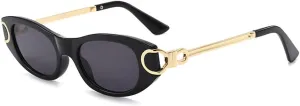 New 2025 Vintage Sunglasses for Women Classic Oval Frame Sun Glasses Fashion Vintage Cat Eye Shades,C1